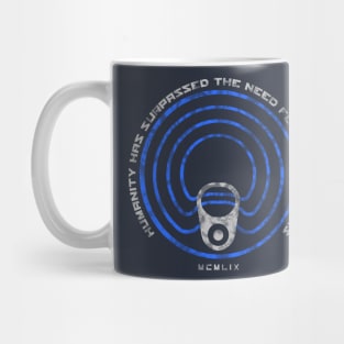 Ring Pull is the Future (blue and grey) Mug